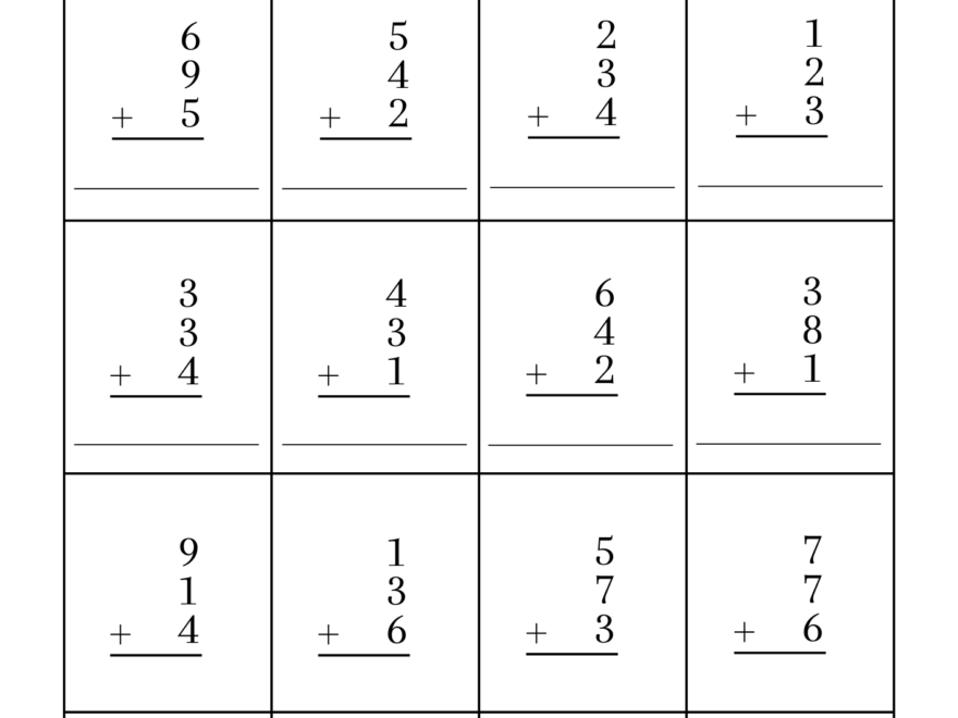 Adding 3 Single Digit Numbers Worksheet 3rd Grade 3 Digit Addition Made By Teachers