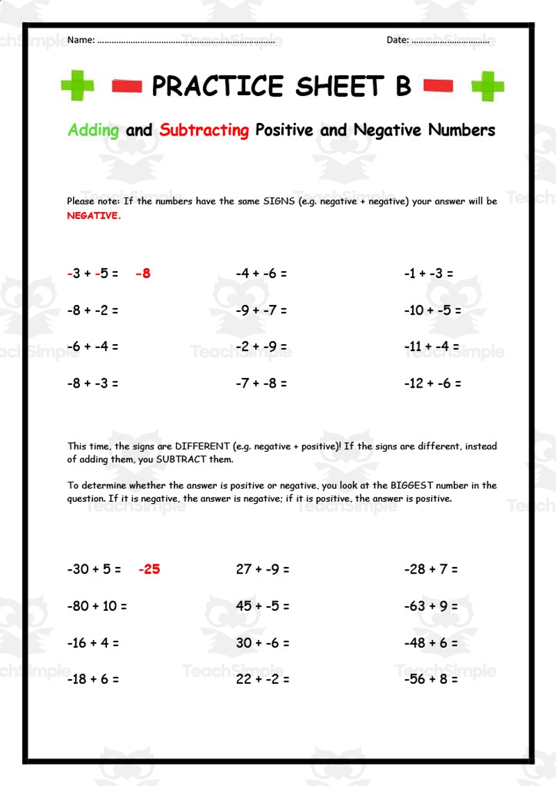 adding and subtracting integers worksheet pdf adding and subtracting integers worksheet pdf