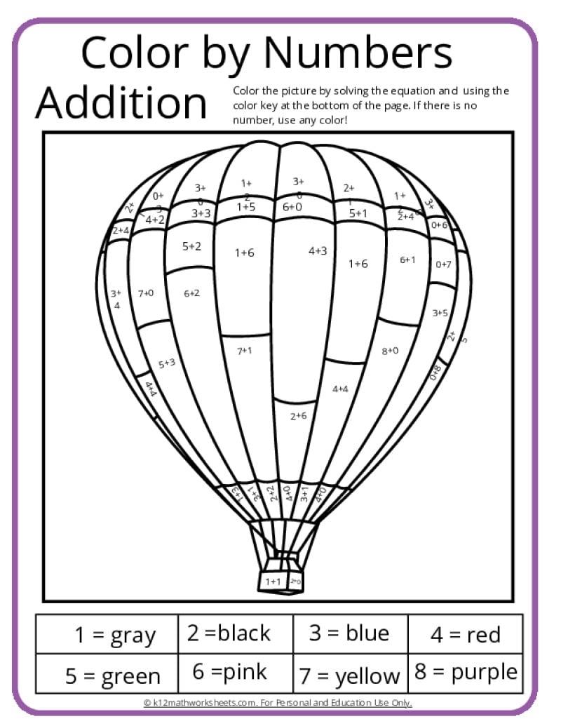 color by number printable