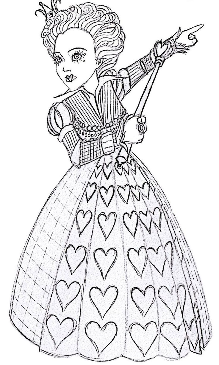 Alice In Wonderland Coloring Pages PDF Coloringfolder