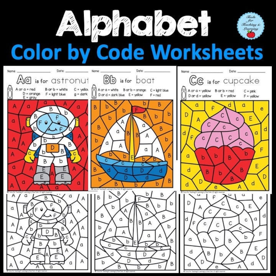 color by code worksheets color by code worksheets