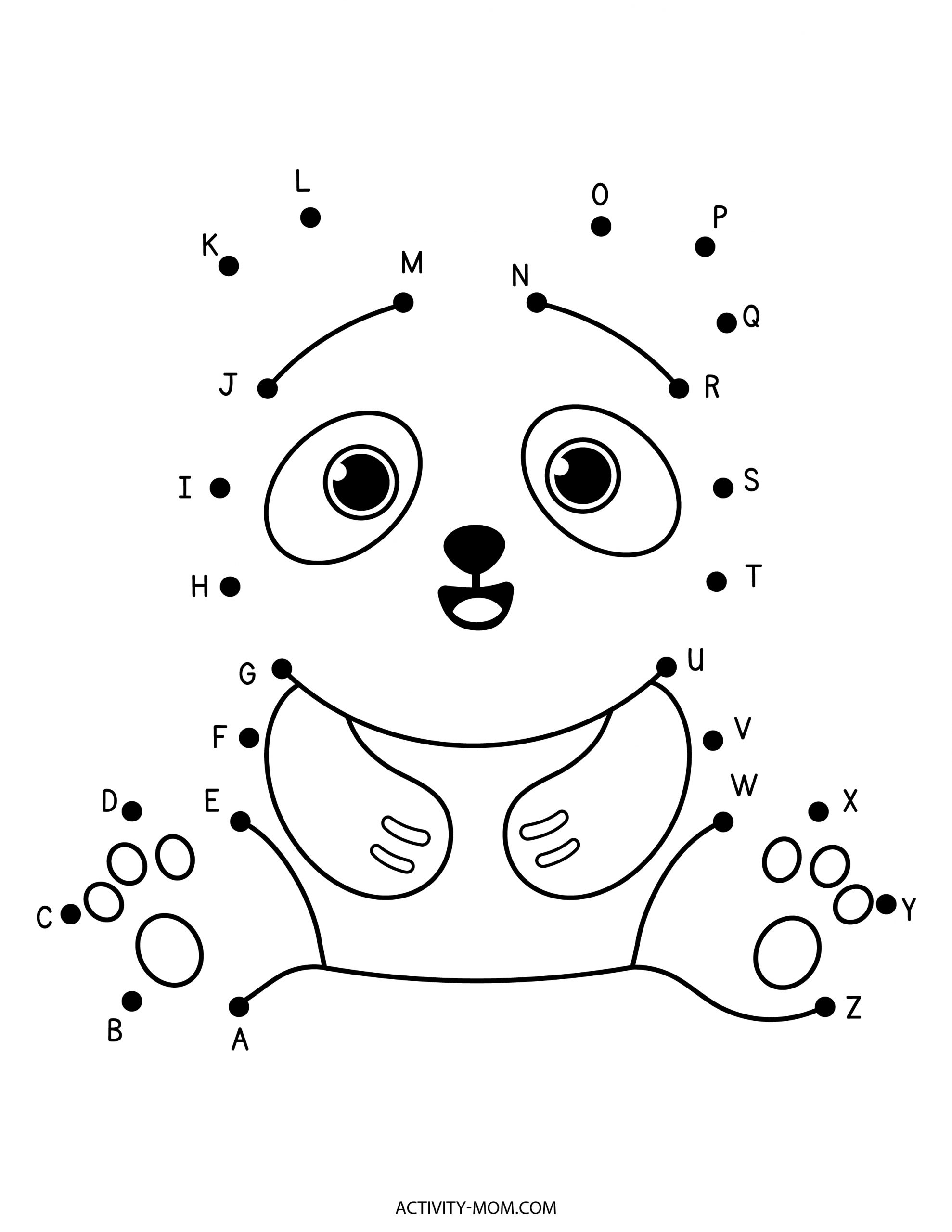 Alphabet Dot To Dot Worksheets free Printable The Activity Mom Alphabet Dot To Dot Worksheets free Printable The Activity Mom