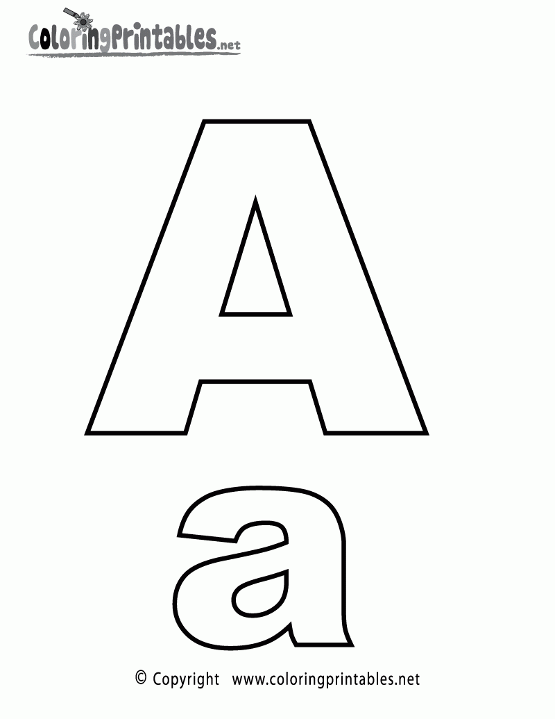 free printable letter coloring pages