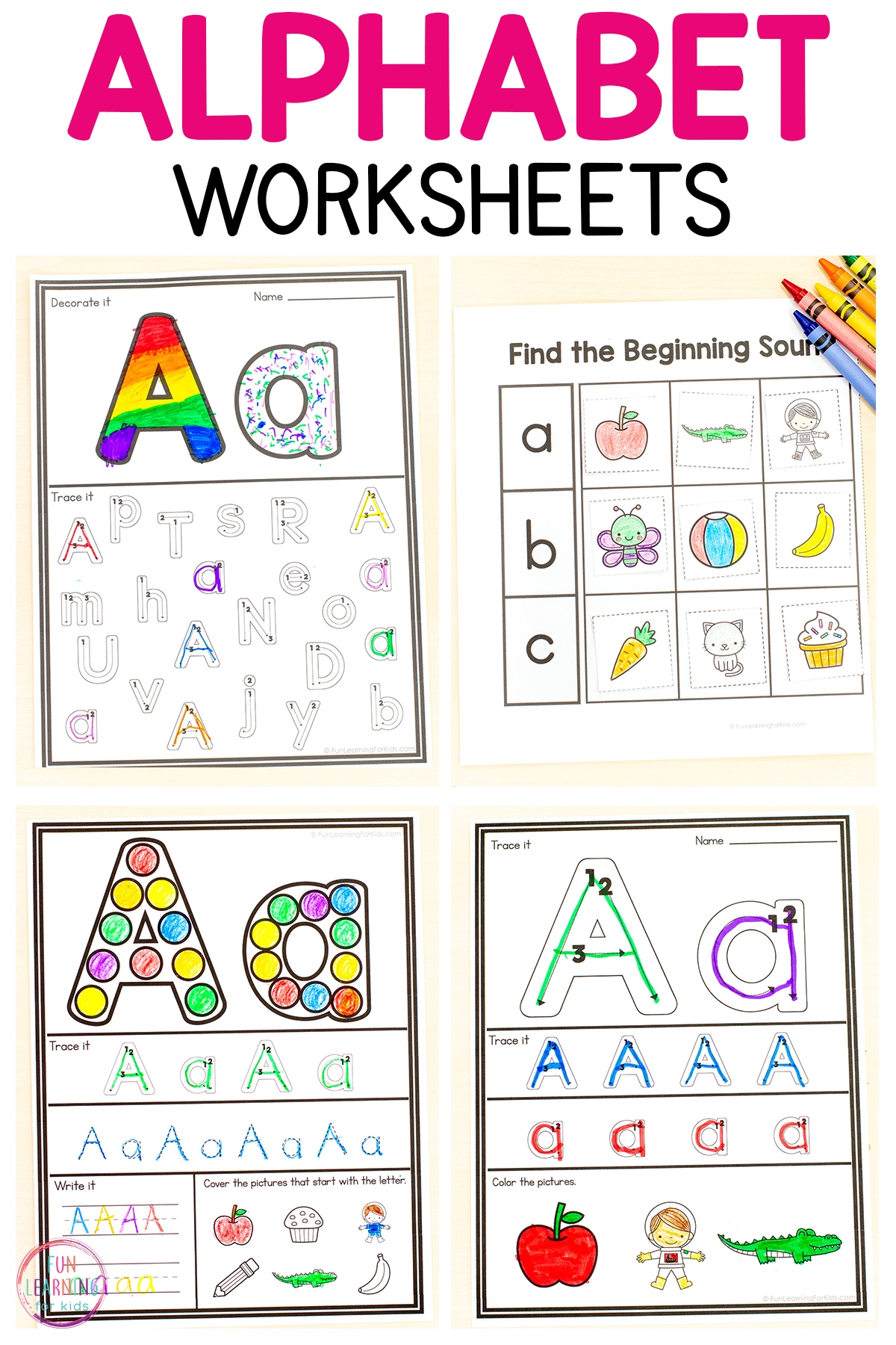 Alphabet Worksheets Alphabet Worksheets
