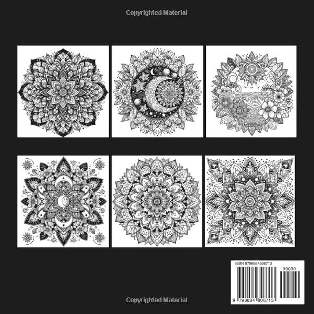 Amazon Mandala Magic Mandala Coloring Book For Adults 60 Amazing Stress Relieving Pages Of Unique Mandalas To Color Mandala Coloring Books Help Promote Relaxation 9798884808713 Campbell Kim Publishing K D Camp Books