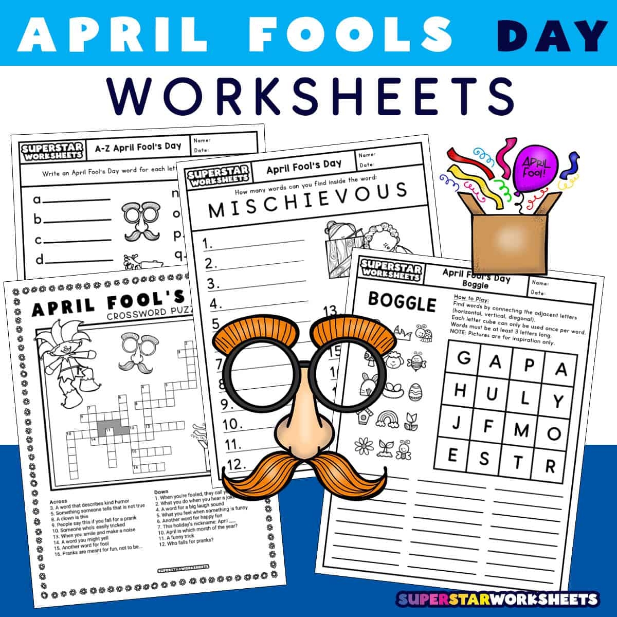 April Fool s Day Worksheets Superstar Worksheets April Fool s Day Worksheets Superstar Worksheets