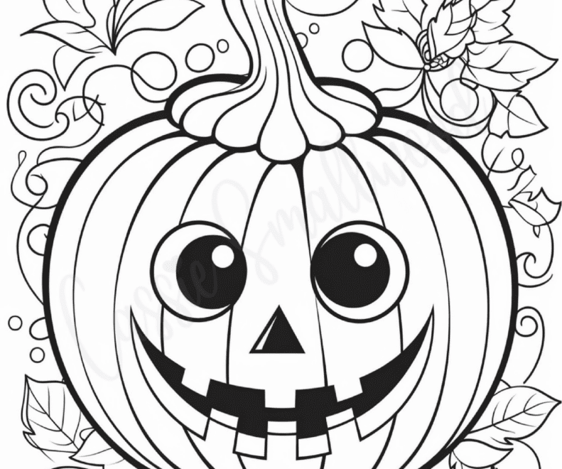 AWESOME Halloween Coloring Pages Cassie Smallwood