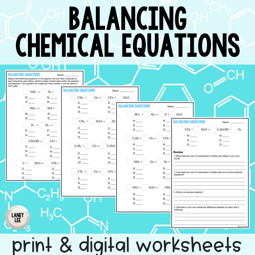 chemical equations balancing equations worksheet chemical equations balancing equations worksheet