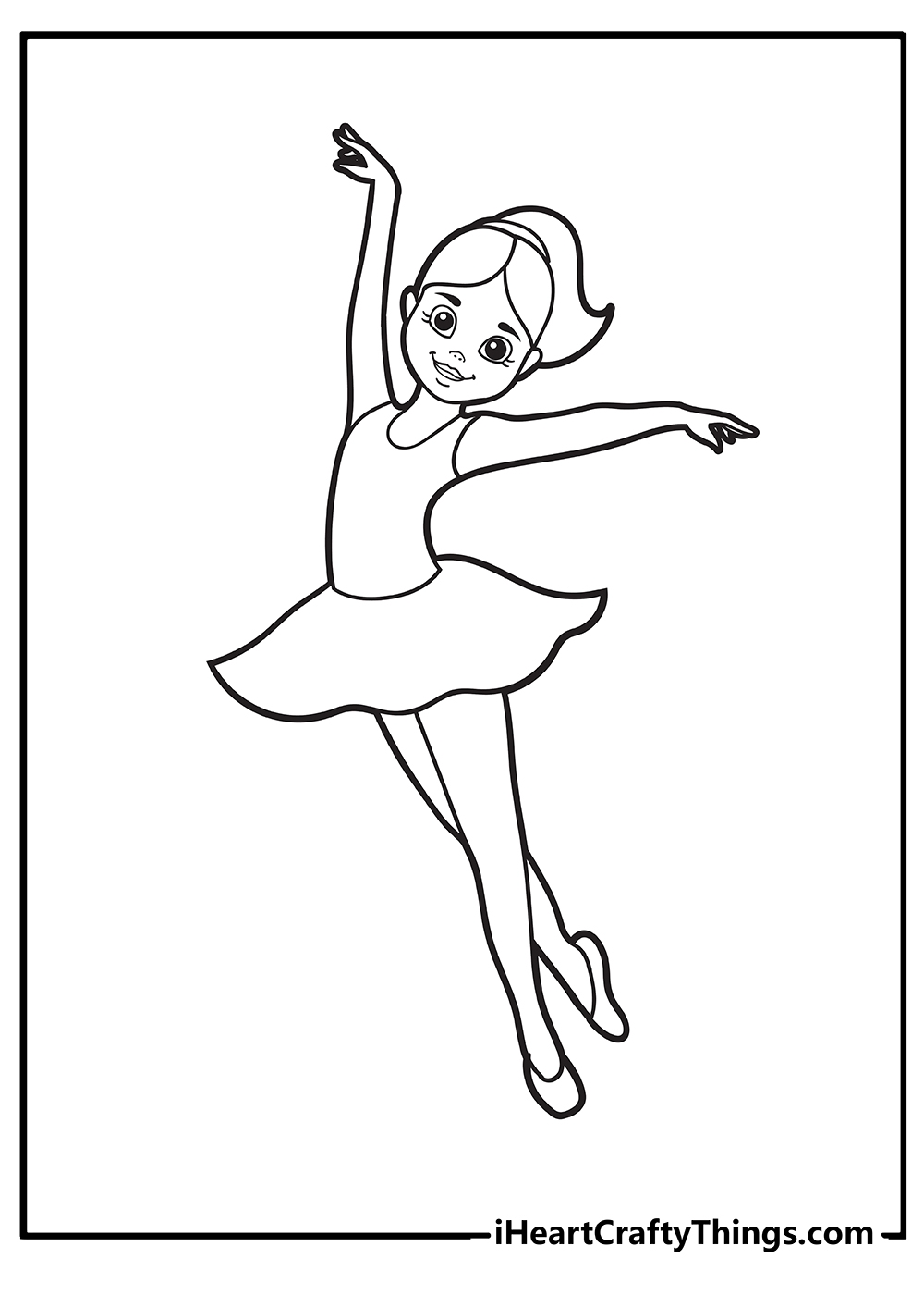 ballerina printable coloring pages
