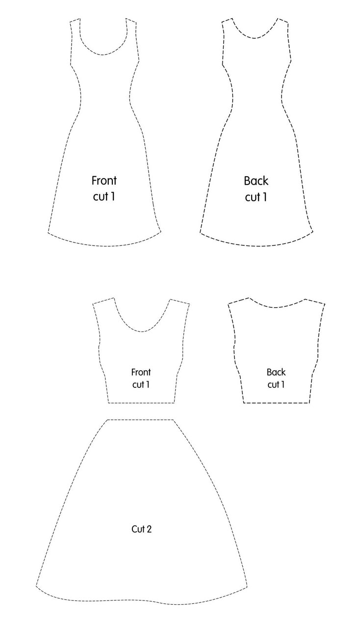 Barbie Clothes Templates 20 Free PDF Printables Printablee Barbie Clothes Templates 20 Free PDF Printables Printablee