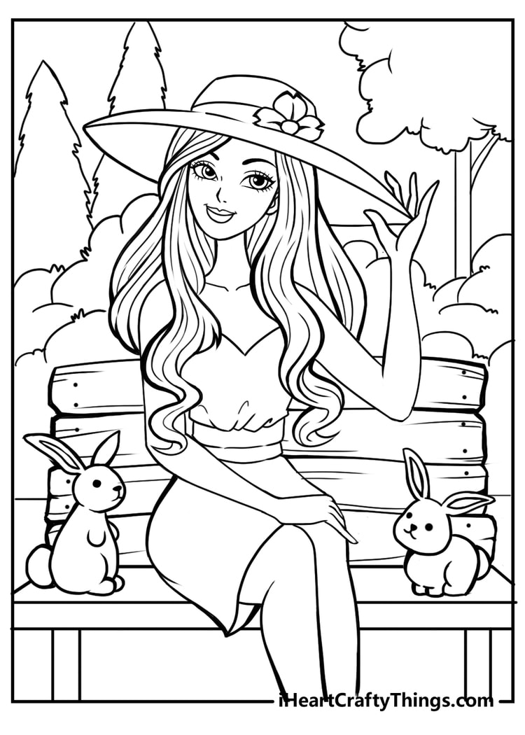 Barbie Coloring Pages 100 Free Printables 