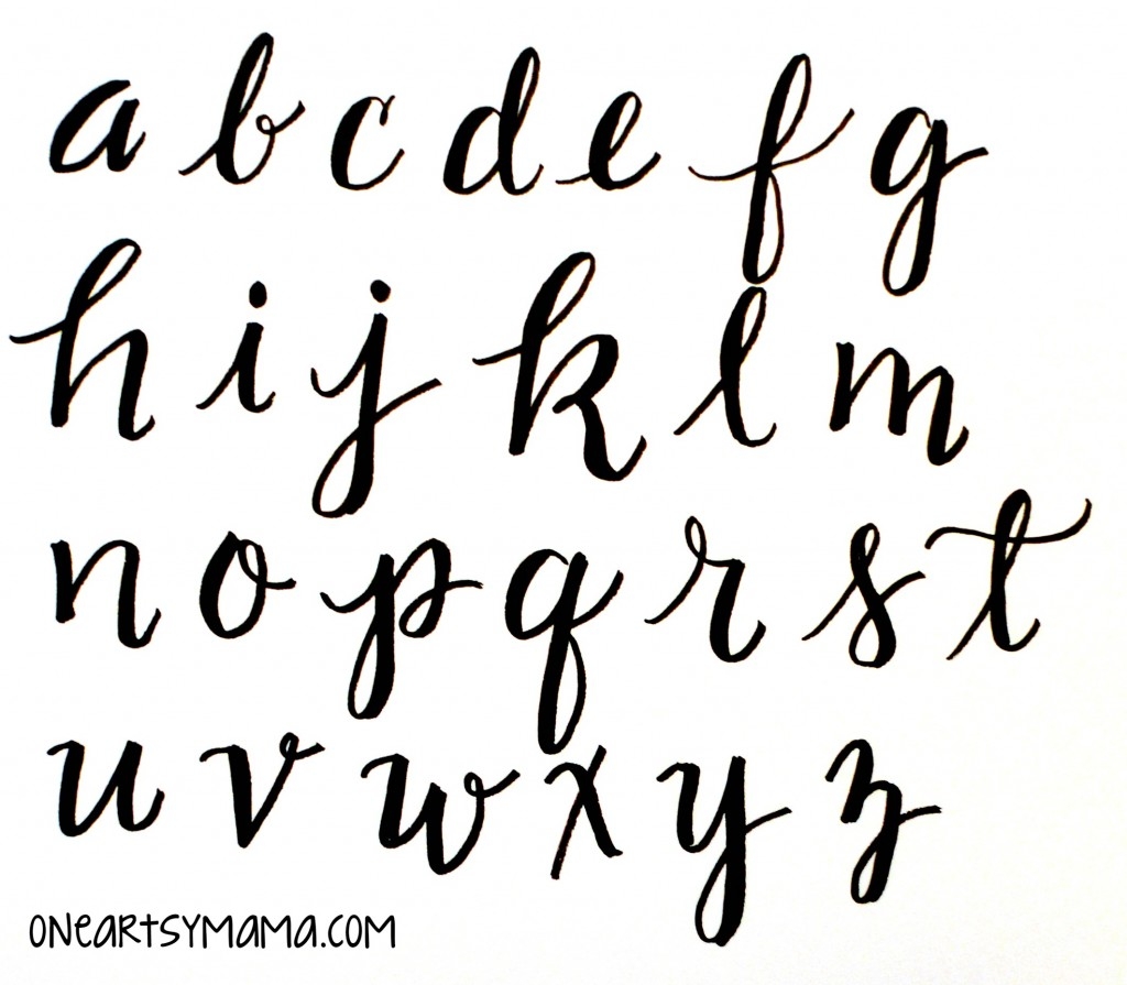 Basic Hand Lettering Alphabet Practice Amy Latta Creations Basic Hand Lettering Alphabet Practice Amy Latta Creations