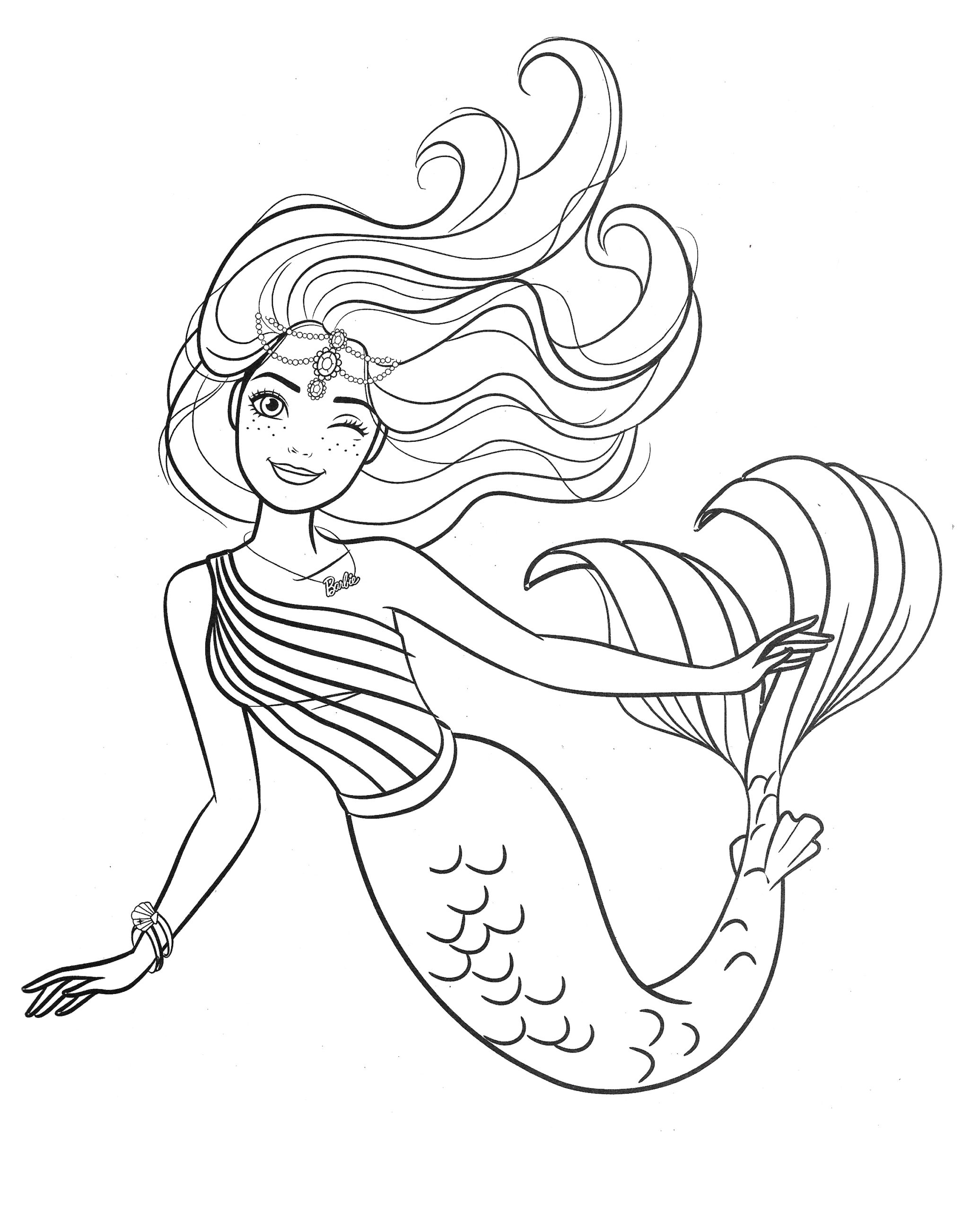 mermaid coloring pages printable mermaid coloring pages printable