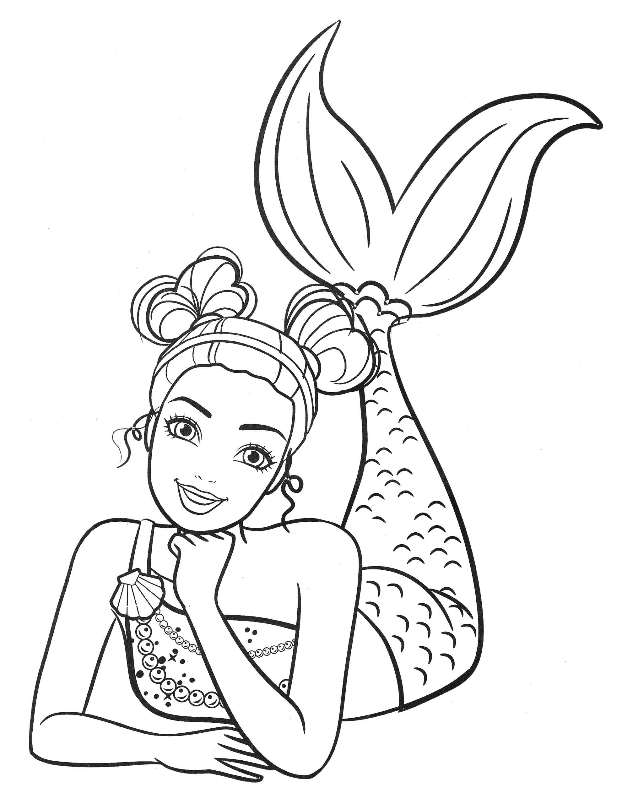 printable barbie coloring pictures
