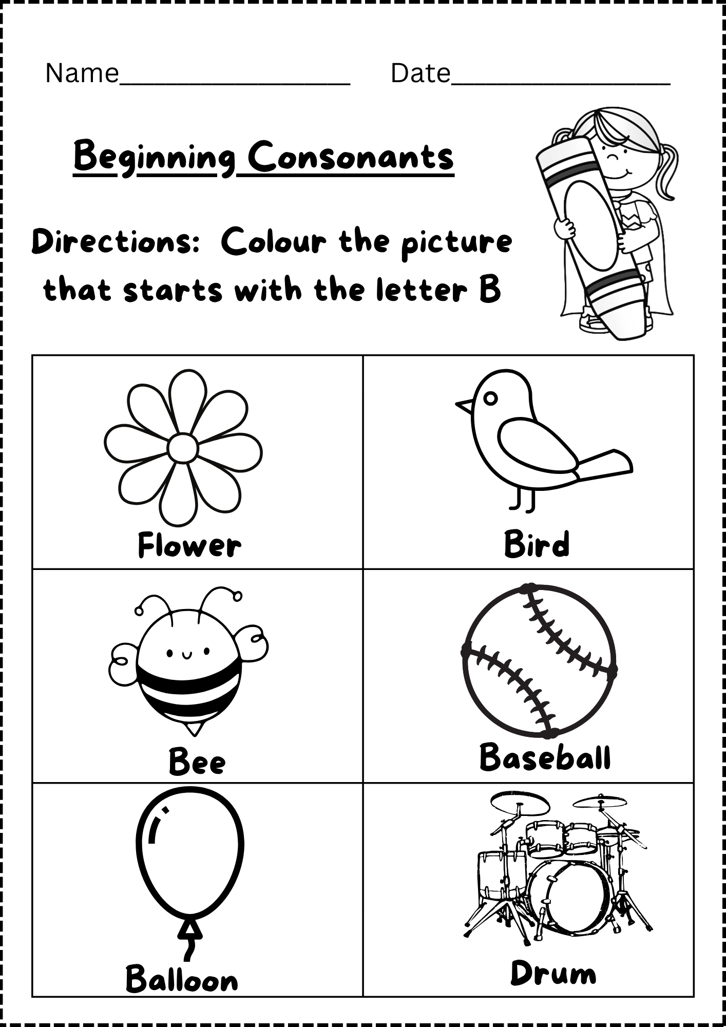 Beginning Consonants Worksheets Kindergarten 21 Pages Downloadable Worksheets Beginning Consonants Worksheets Kindergarten 21 Pages Downloadable Worksheets