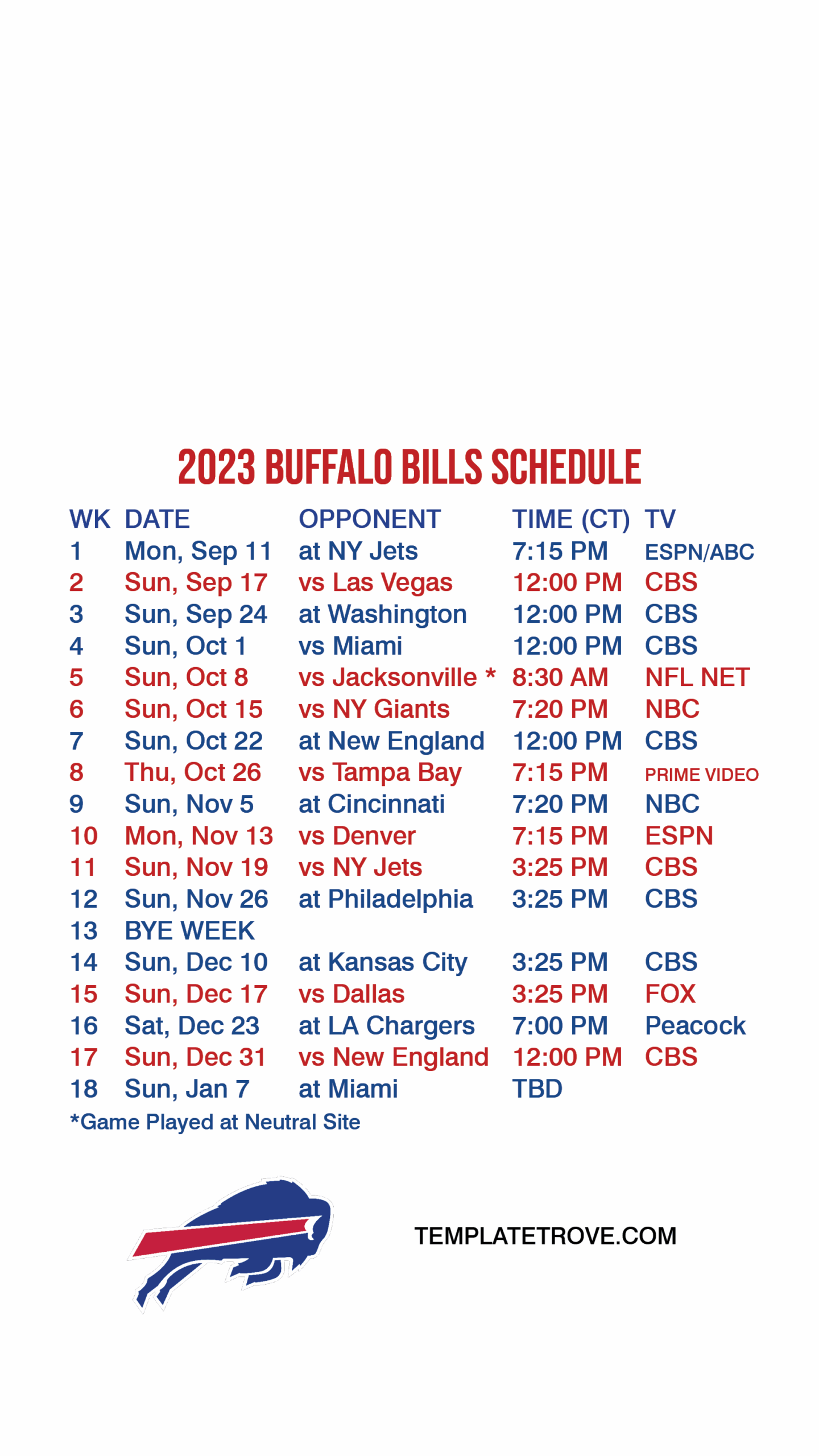 Bill Calendar Buffalo Bills 2024 Season Schedule T Shirt Buffalo Bills Decor