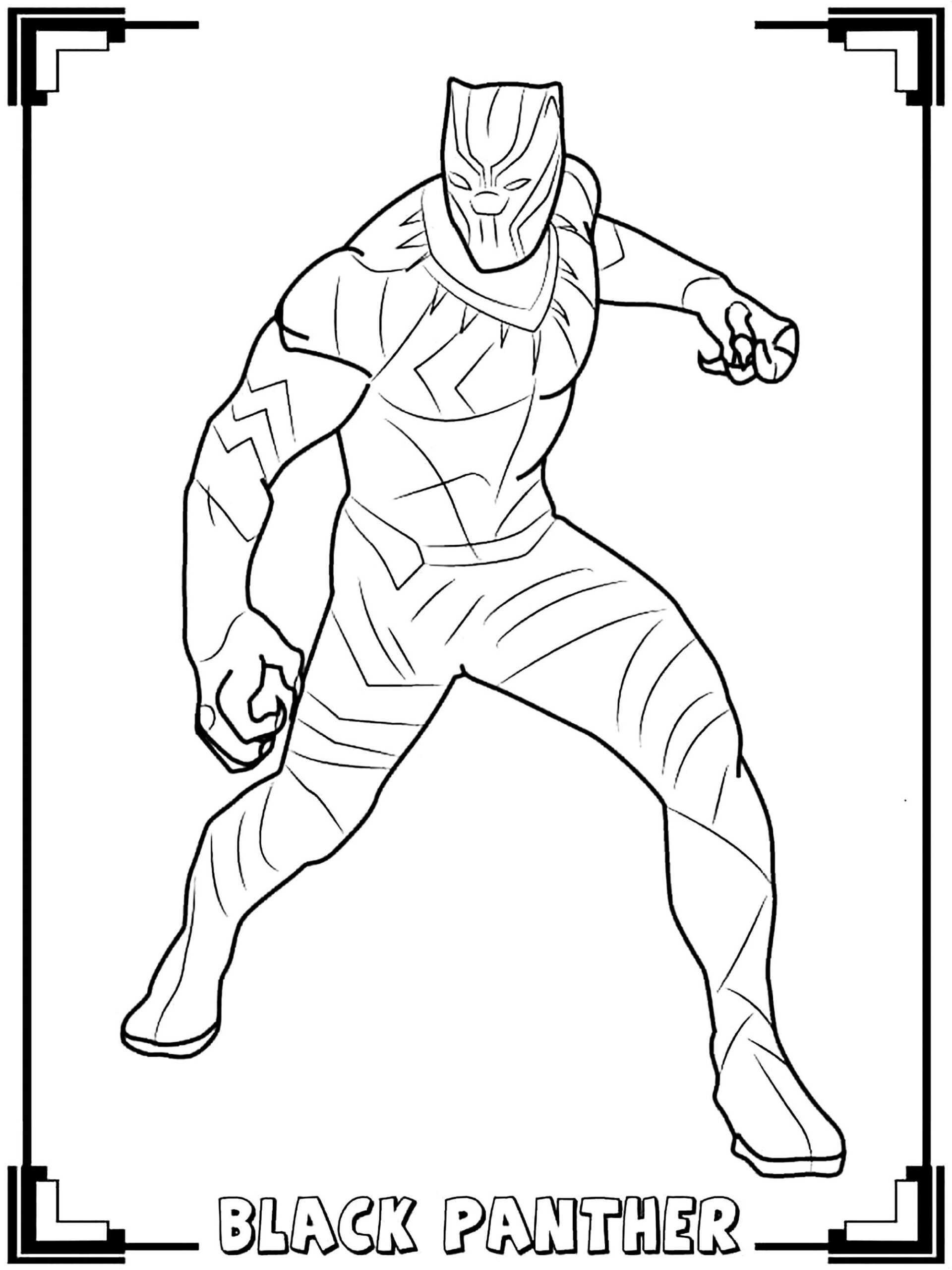 black panther coloring pages black panther coloring pages