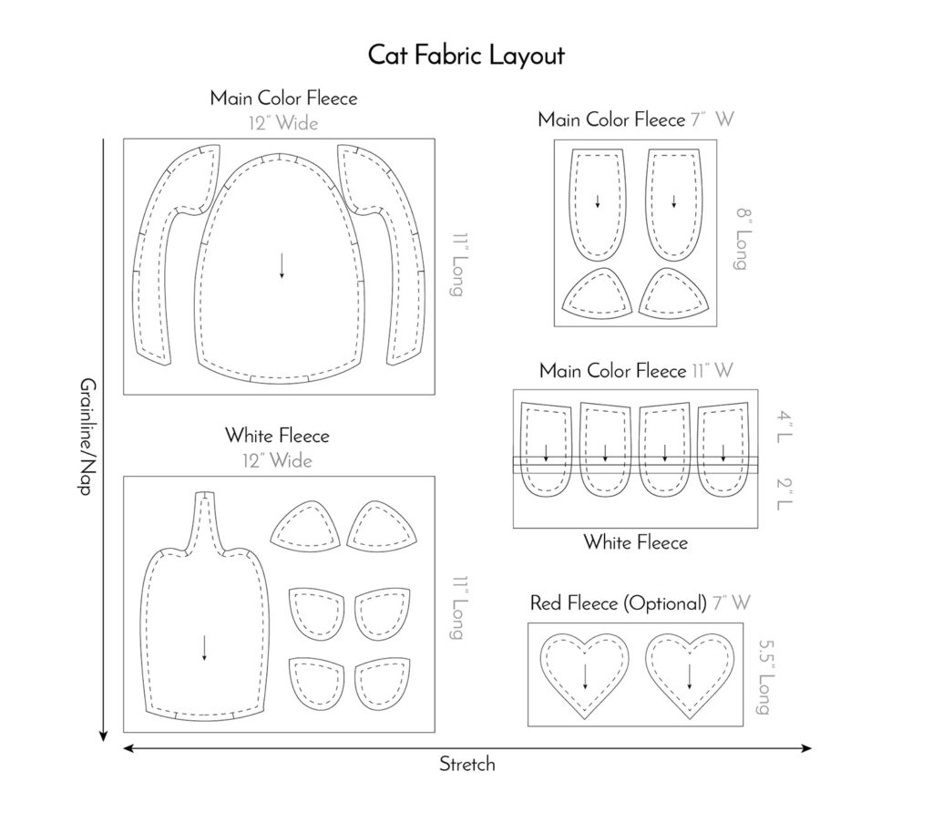 Booper The Cat Free Sewing Pattern Plus Bonus Tiny Patterns Fluffmonger 