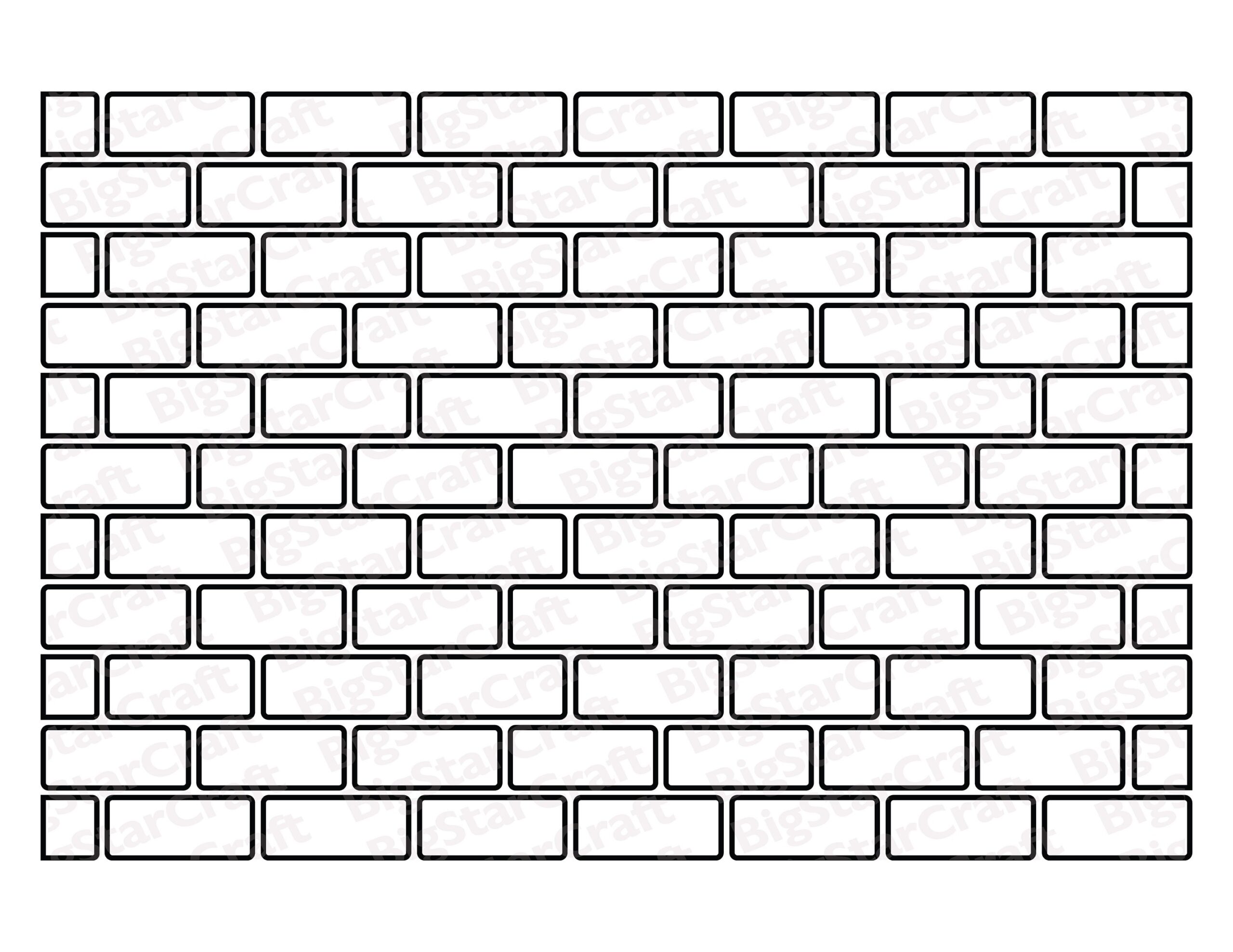 BRICK WALL SVG Digital Download Brick Pattern Background Svg Pattern Svg Brick Pattern Svg Bricks Clipart Brick Wall Clipart Bricks Etsy