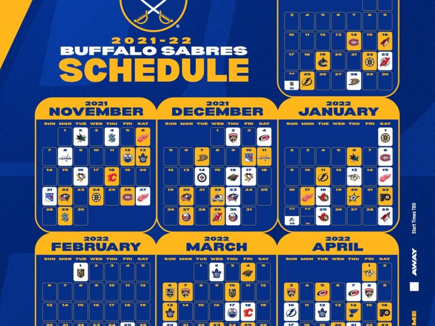 Buffalo Sabres On X Our 2021 22 Schedule Is HERE Get The Details Https t co YnV9DDEwBp Https t co d1hiCrvKrs X