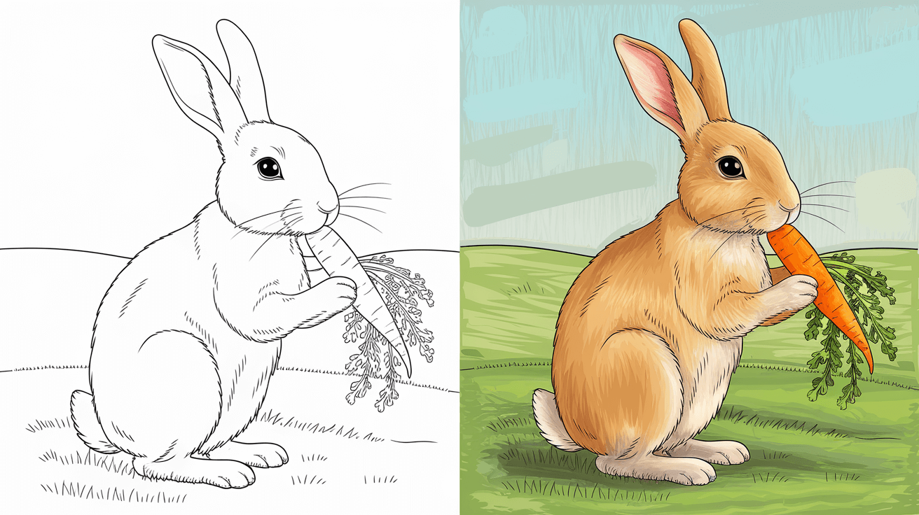 Bunny Coloring Pages 30 Free Printable PDF  Bunny Coloring Pages 30 Free Printable PDF