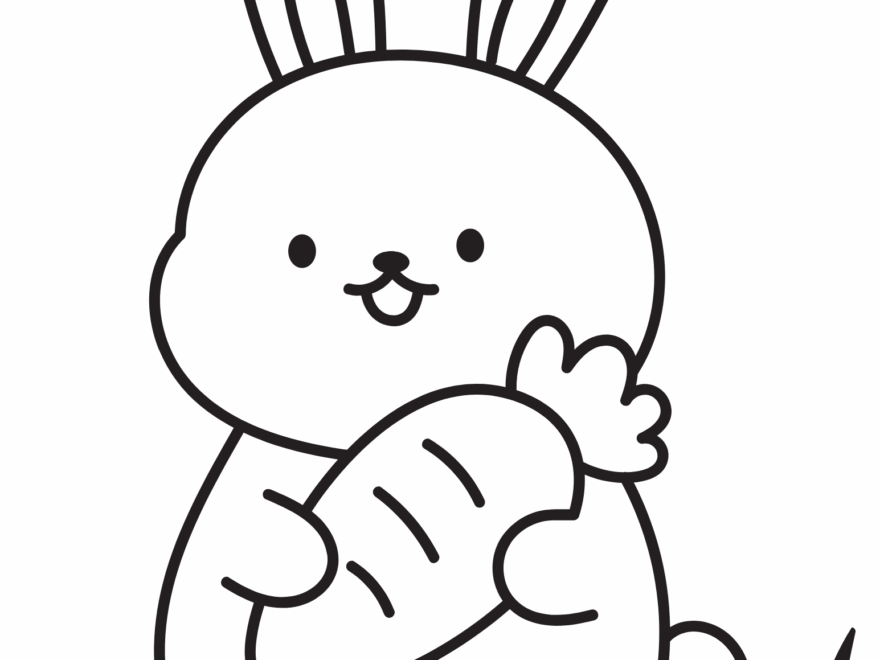 Bunny Coloring Pages To Print Crafty Morning