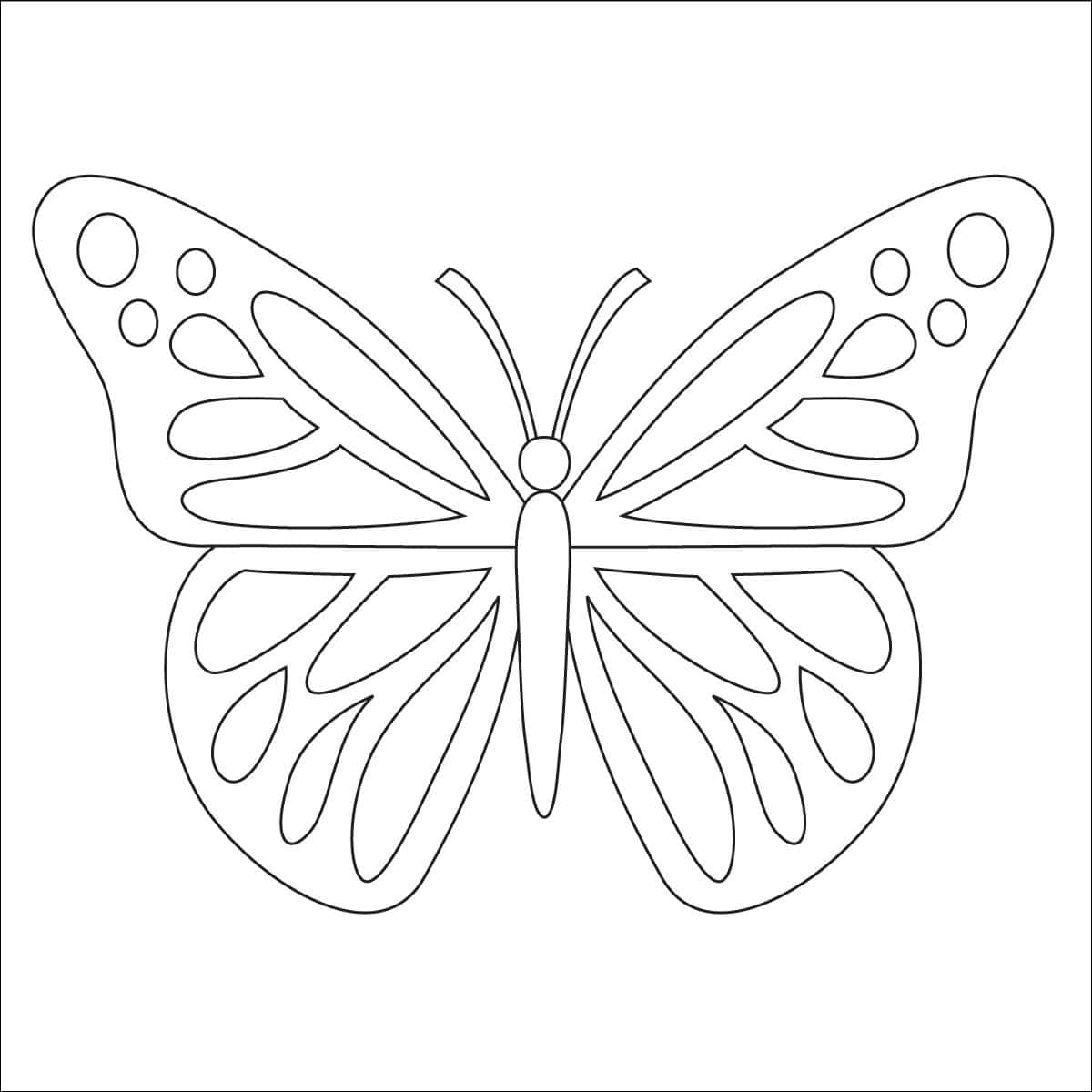 Butterfly Coloring Page Free Printable Sheets For Kids Butterfly Coloring Page Free Printable Sheets For Kids