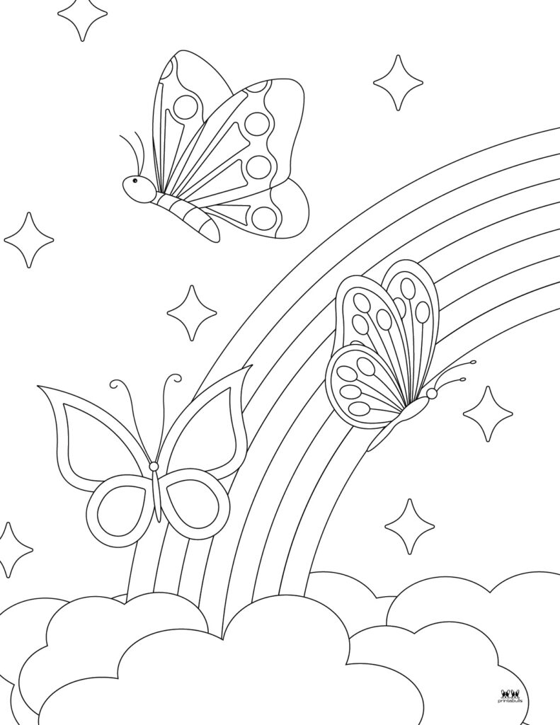 Butterfly Printable Colouring Pages