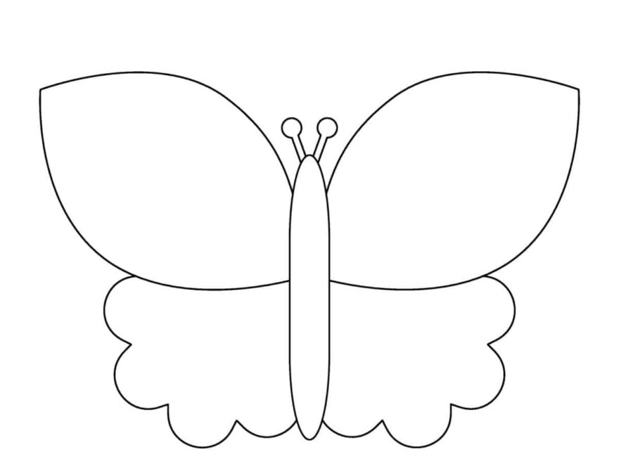 Butterfly Template Childhood Magic