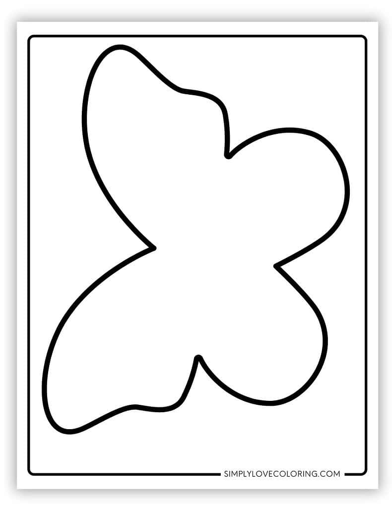 butterfly template printable free