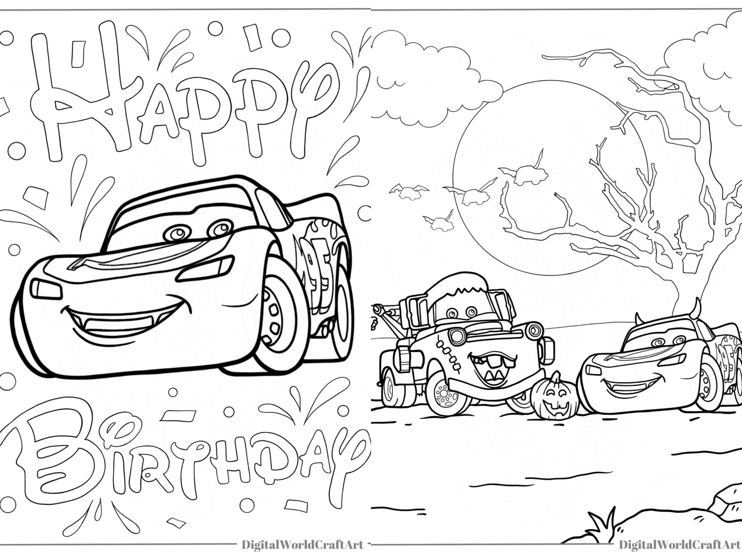 Buy 50 Cars Printable Coloring Pages Lightning Mcqueen Coloring Book Fun At Home Activity Relax And Color disney Cars Coloring Pages mcqueen Online In India Etsy Buy 50 Cars Printable Coloring Pages Lightning Mcqueen Coloring Book Fun At Home Activity Relax And Color disney Cars Coloring Pages mcqueen Online In India Etsy