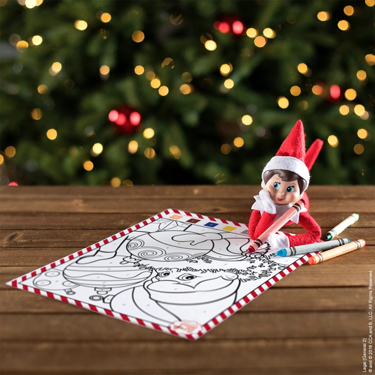 elf on the shelf coloring pages