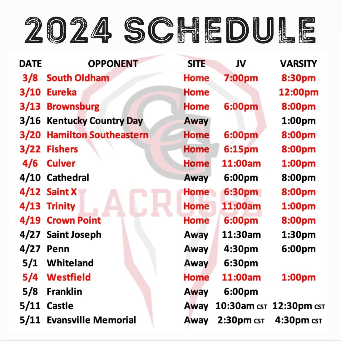 Center Grove LAX On X It s Almost GAME TIME Here Is The 2024 Schedule For Our HS Men s Team This Season Mark Your Calendar And Help Us Cheer On Our Trojans Center Grove LAX On X It s Almost GAME TIME Here Is The 2024 Schedule For Our HS Men s Team This Season Mark Your Calendar And Help Us Cheer On Our Trojans