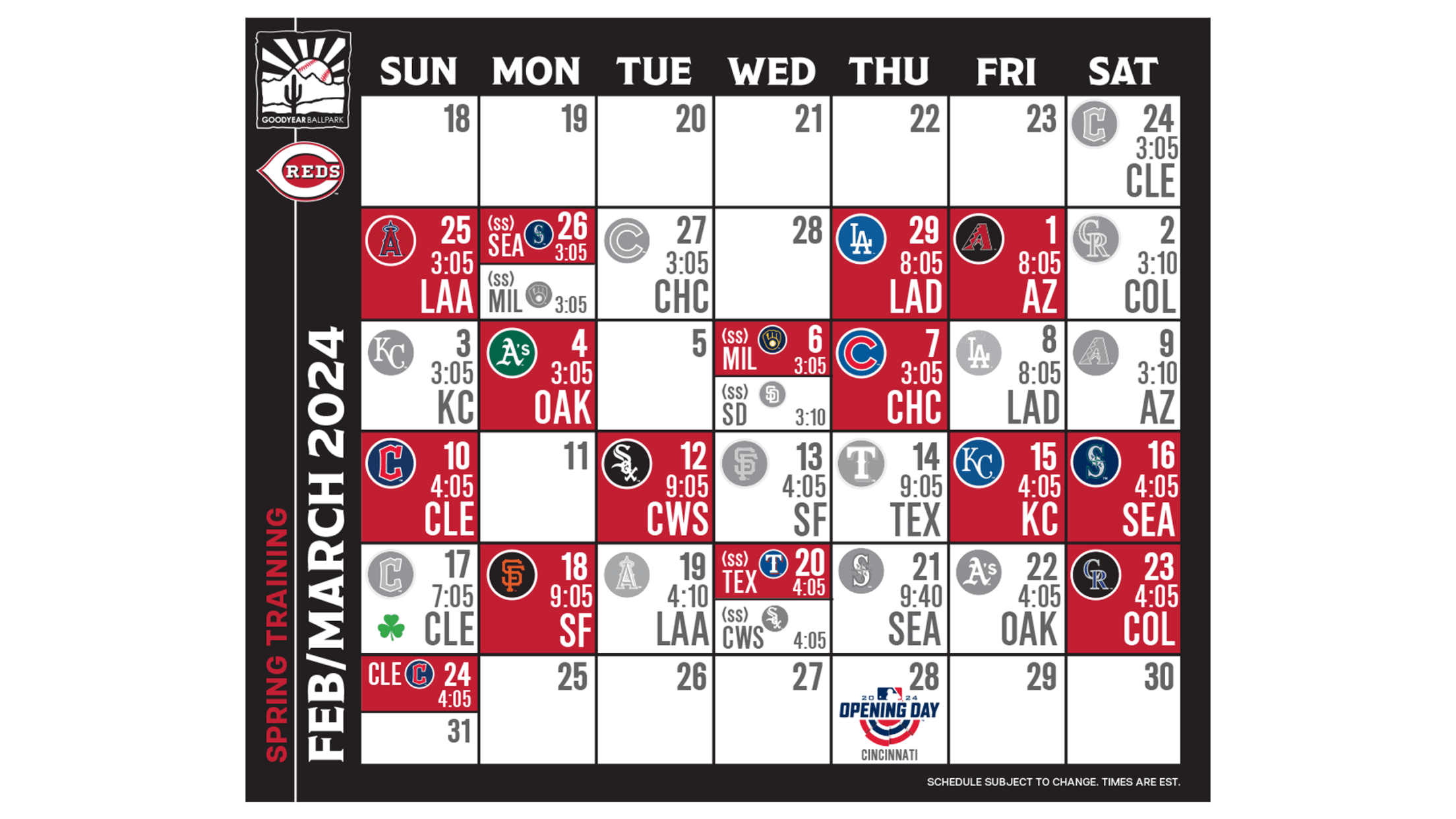 Cincinnati Reds 2024 Schedule Printable Your Ultimate Guide To The Season Cincinnati Reds 2024 Schedule Printable Your Ultimate Guide To The Season