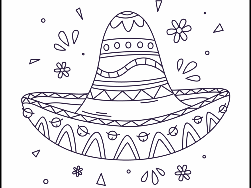 Cinco De Mayo Coloring Page Mexican Coloring Page Made By Teachers