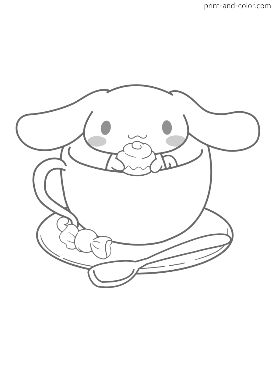 Cinnamoroll Coloring Pages Print And Color