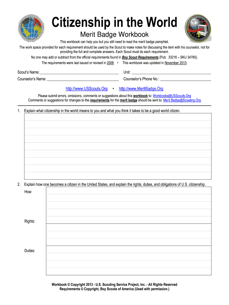 Citizenship In The World Merit Badge Worksheet Fill Out Sign Online DocHub Citizenship In The World Merit Badge Worksheet Fill Out Sign Online DocHub