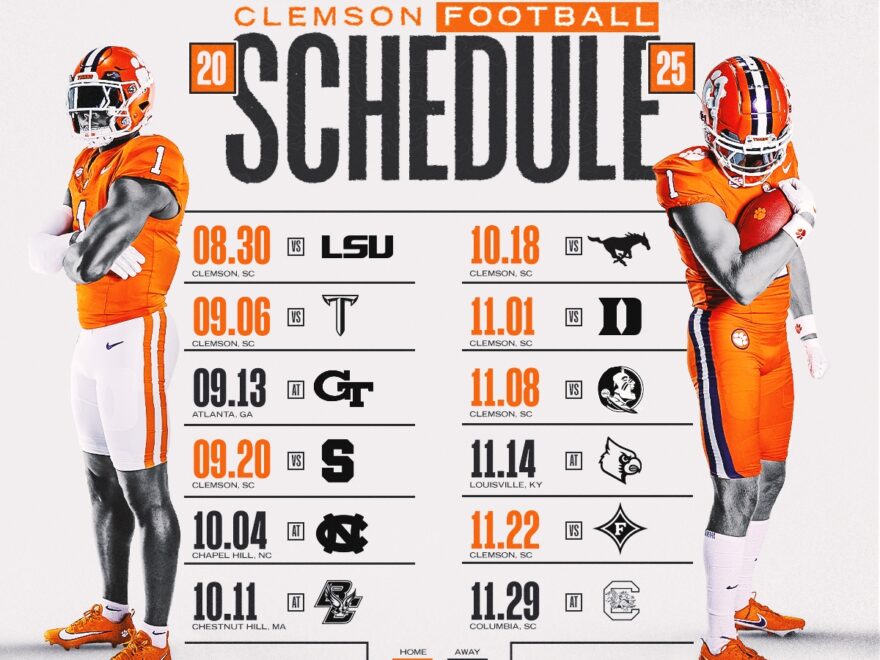 Clemson Announces 2025 Football Schedule Clemson Tigers Official Athletics Site