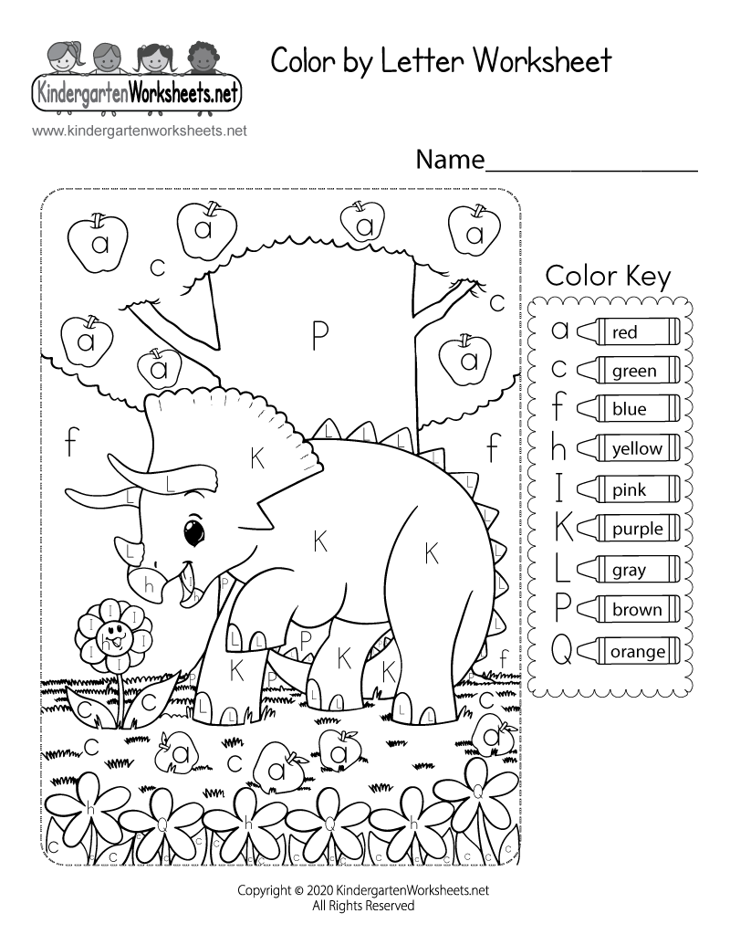 coloring worksheets for kindergarten