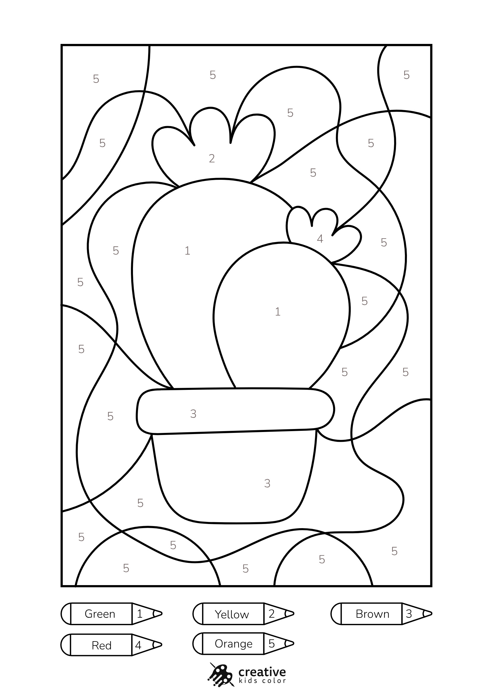 Color By Number Coloring Pages 50 Free Printable PDFs 