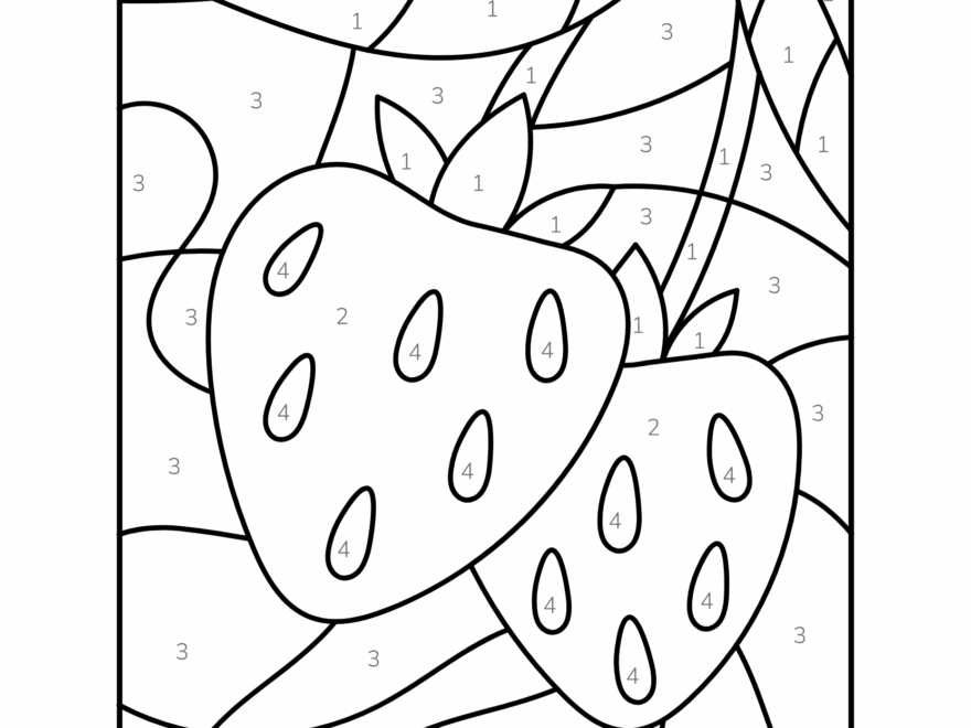 Color By Number Coloring Pages 50 Free Printable PDFs