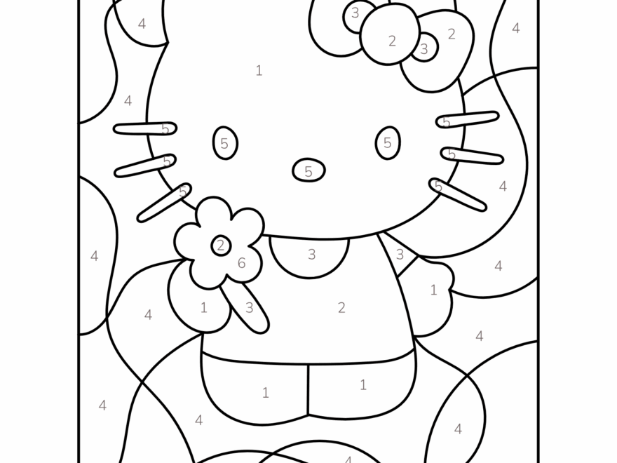 Color By Number Coloring Pages 50 Free Printable PDFs