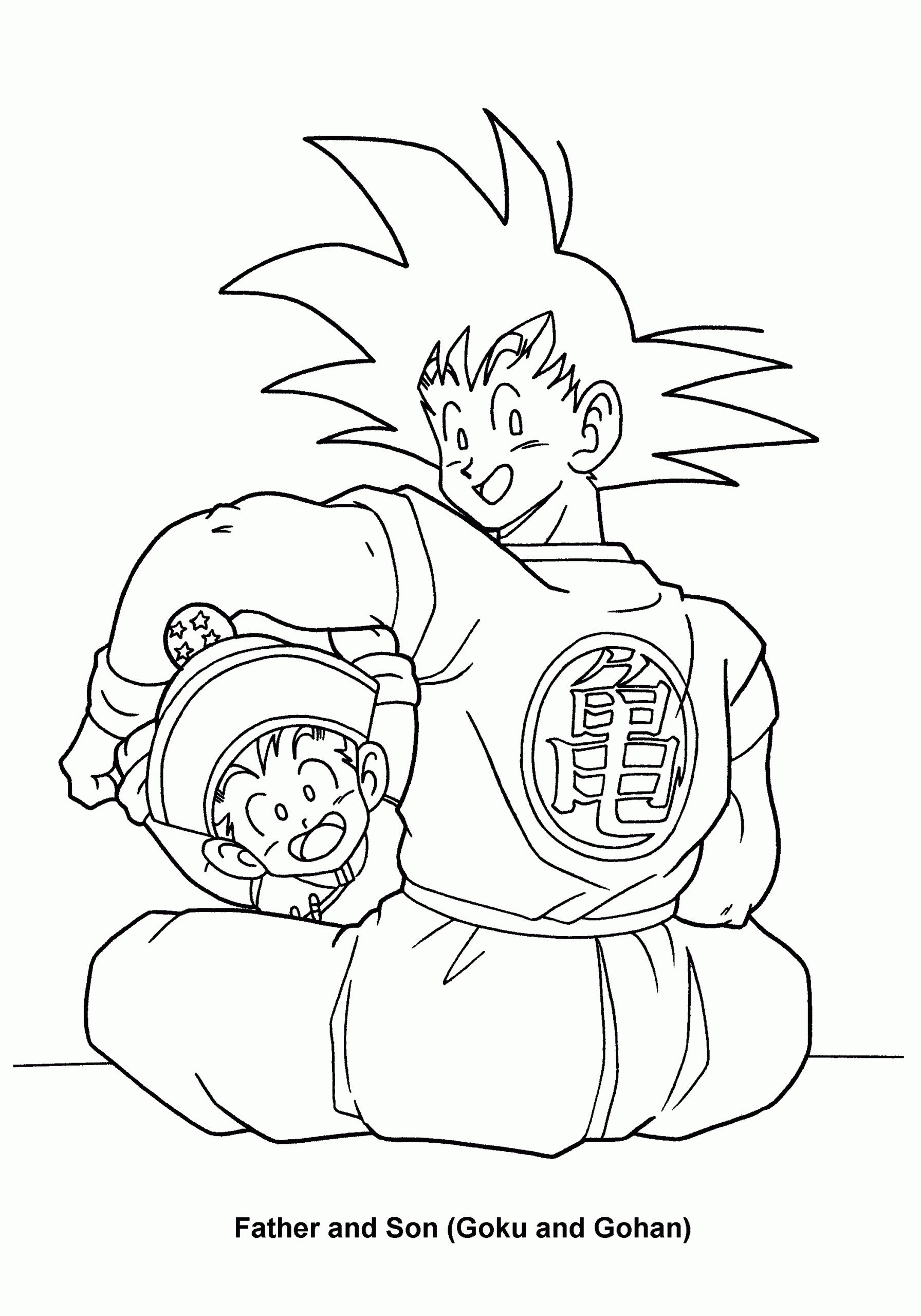 dragon ball coloring pages