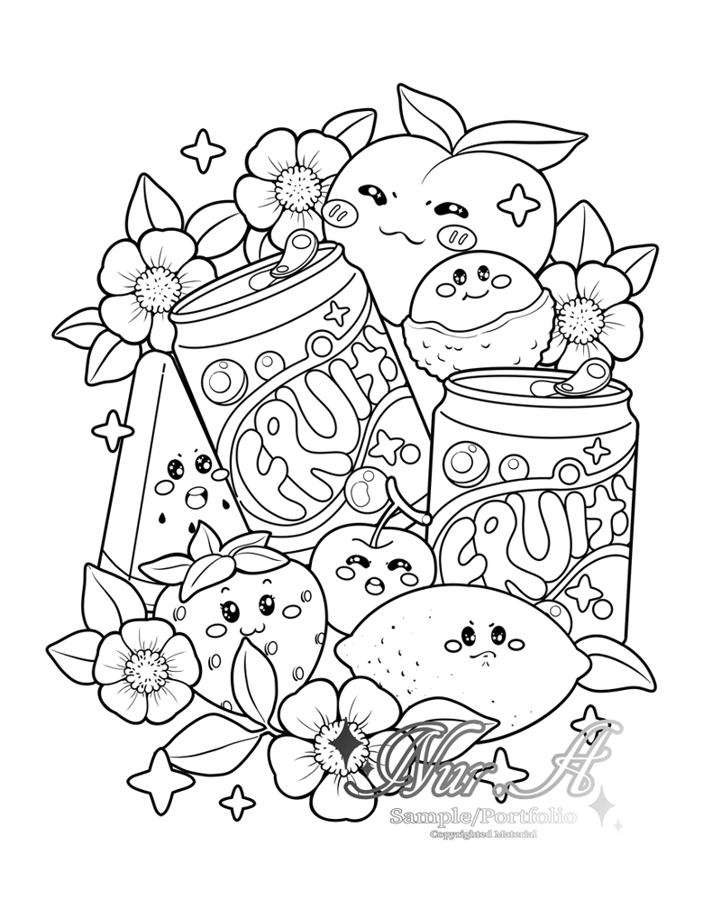 printable food coloring sheets