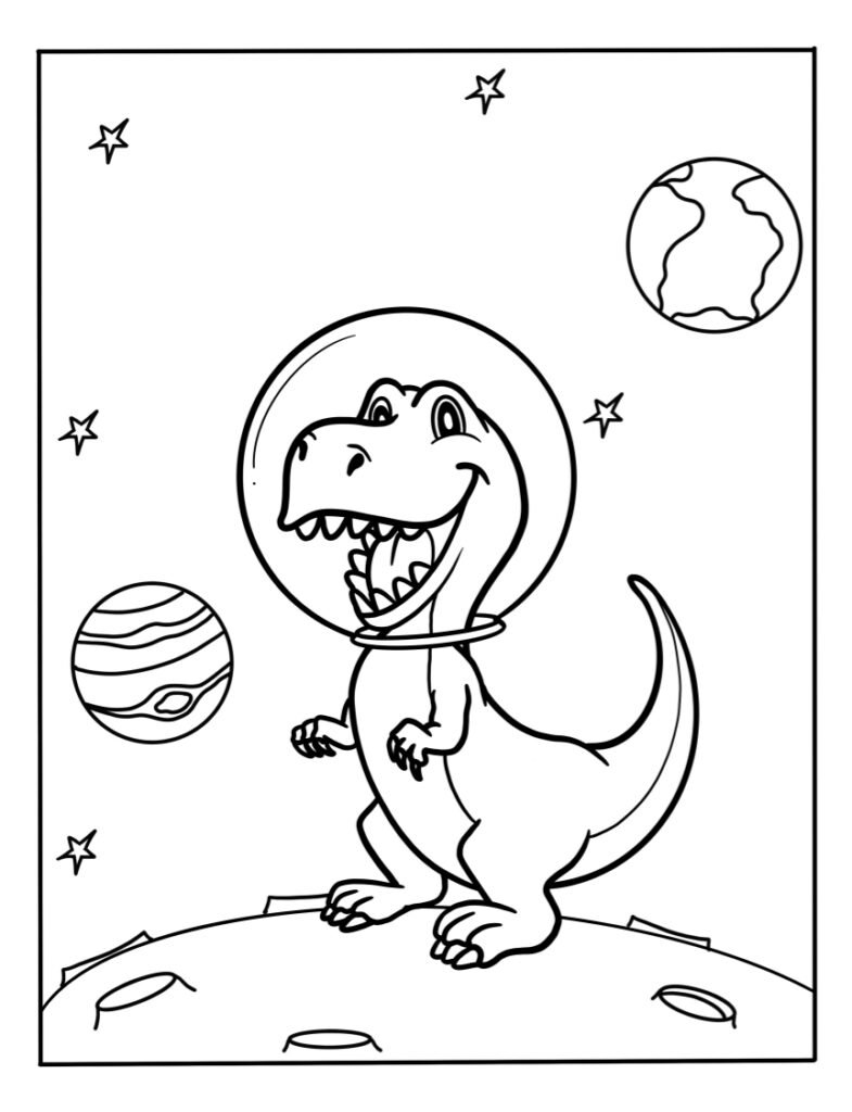 free printable dinosaur coloring sheets