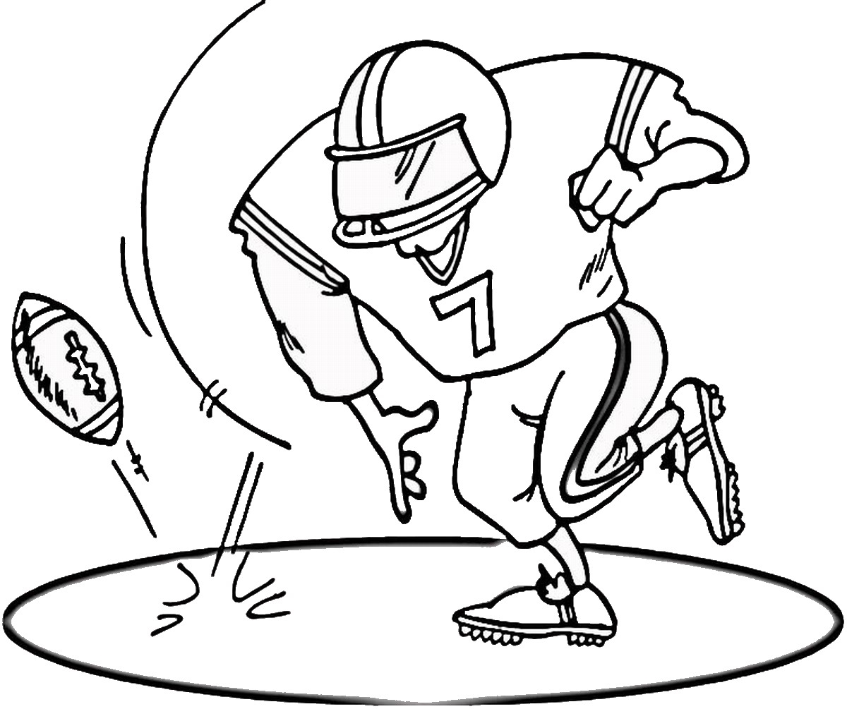 Coloring Pages Football Coloring Pages Printable Picture