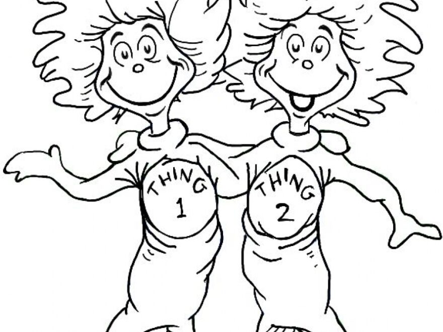 Coloring Pages Free Printable Dr Seuss Coloring Pages
