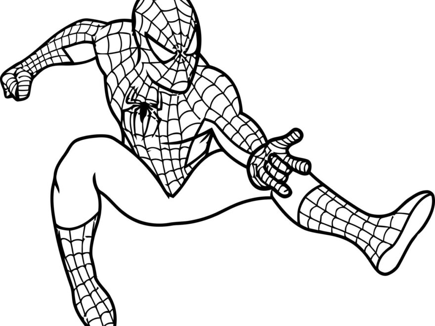 Coloring Pages Free Printable Spiderman Coloring Pages For Kids