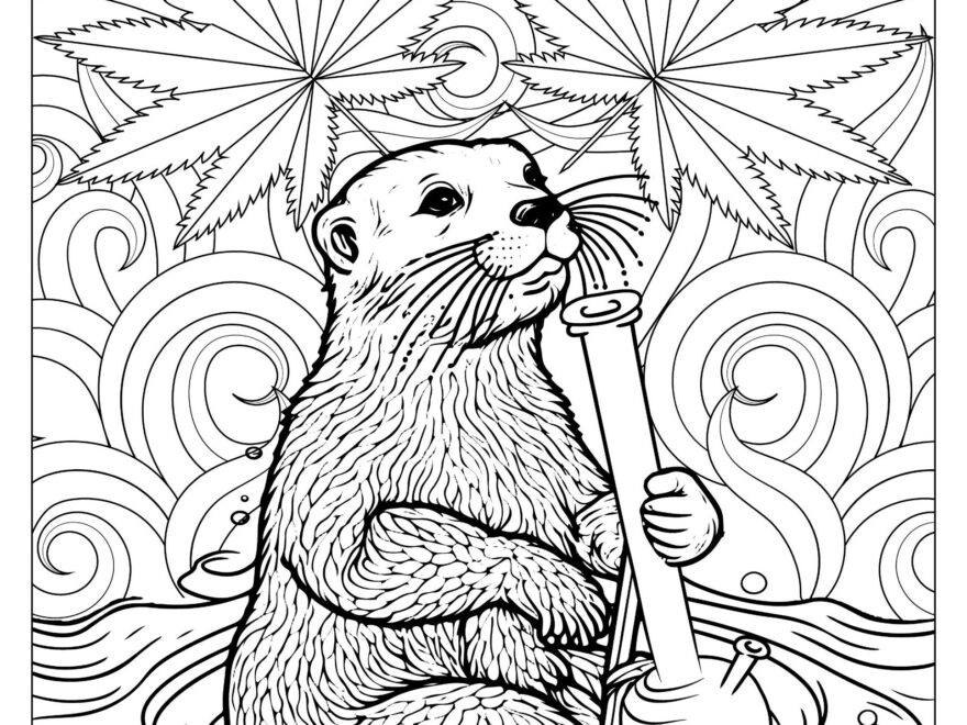 Coloring Pages Free Weed Books