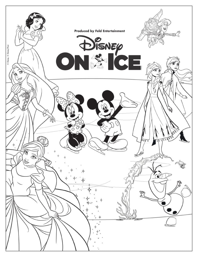 color pages printable disney